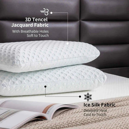 ChillComfort Memory Foam Pillow for Refreshing Sleep