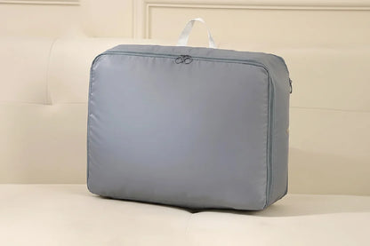 Space-Saving Compression Bag with Zipper and Water-Resistant Fabric