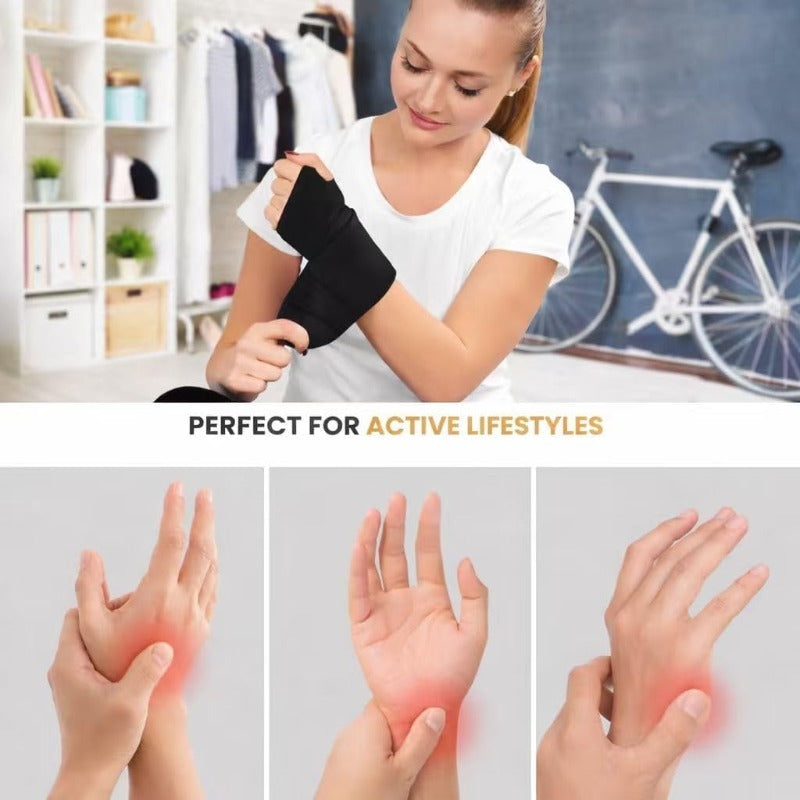 Rechargeable Wrist Comfort Wrap with Heat & Vibration