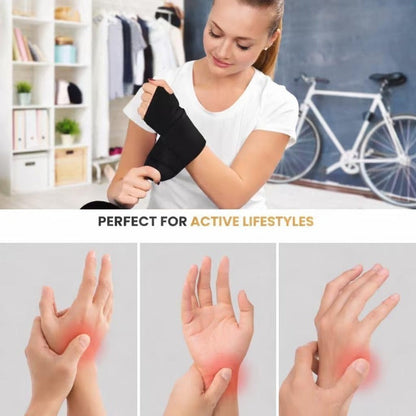 Rechargeable Wrist Comfort Wrap with Heat & Vibration