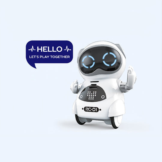 Mini Interactive Robot Companion with Dance and Light Features