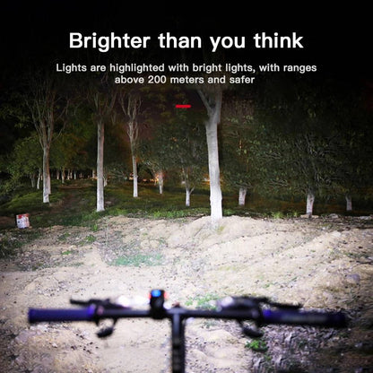 Illuminate Your Ride: 1000 Lumen Front and Rear Bicycle Light Set