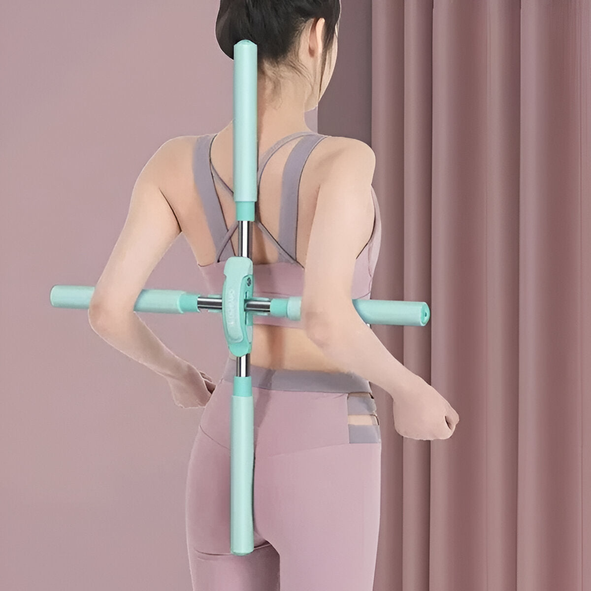 Posture Perfect Stick: Adjustable Alignment Tool with Foam Comfort