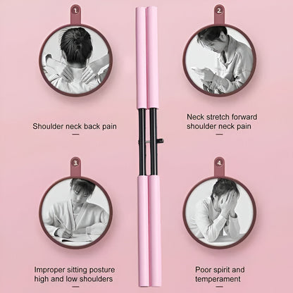 Posture Perfect Stick: Adjustable Alignment Tool with Foam Comfort