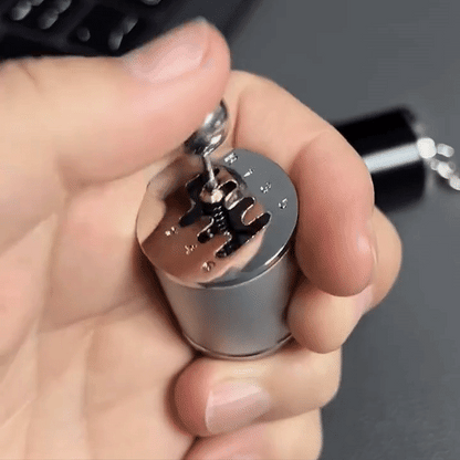 Manual Shift Keychain with Realistic Six-Speed Design