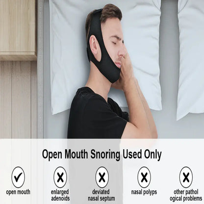 Snore Solution Sleep Support Strap for Peaceful Nights
