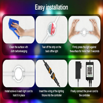 All-Season LED Outdoor Lighting System with App Control