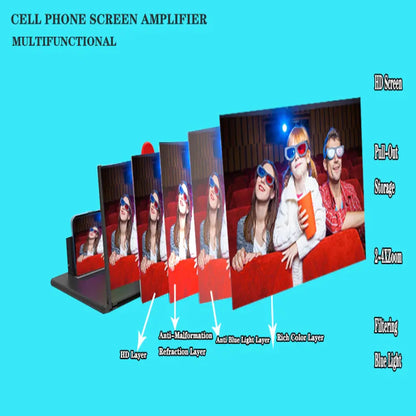16-Inch Mobile Display Enhancer for Movies and Gaming