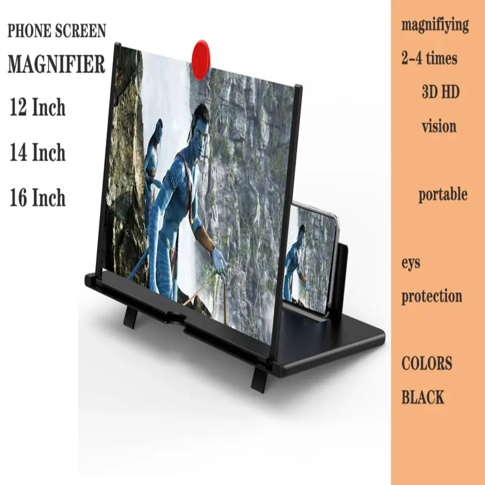 16-Inch Mobile Display Enhancer for Movies and Gaming