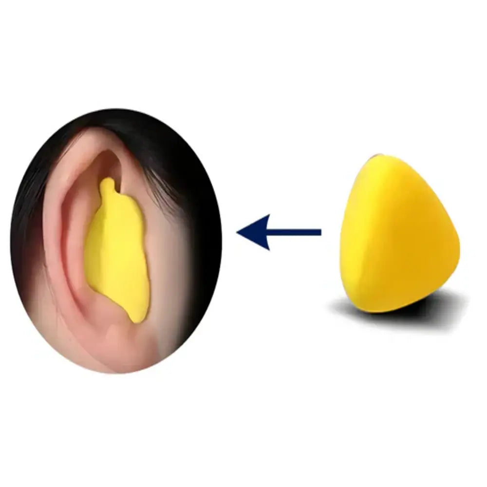 Silicone Noise-Blocking Earplugs for Restful Nights