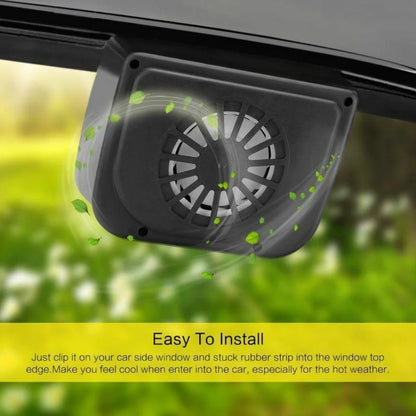 Eco-Friendly Car Window Air Circulator with Solar Power