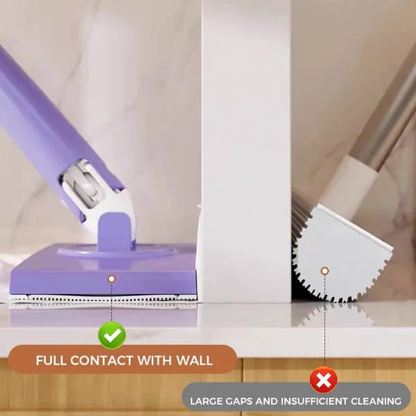 Effortless Mop with Automatic Cloth Change and Flexible Head