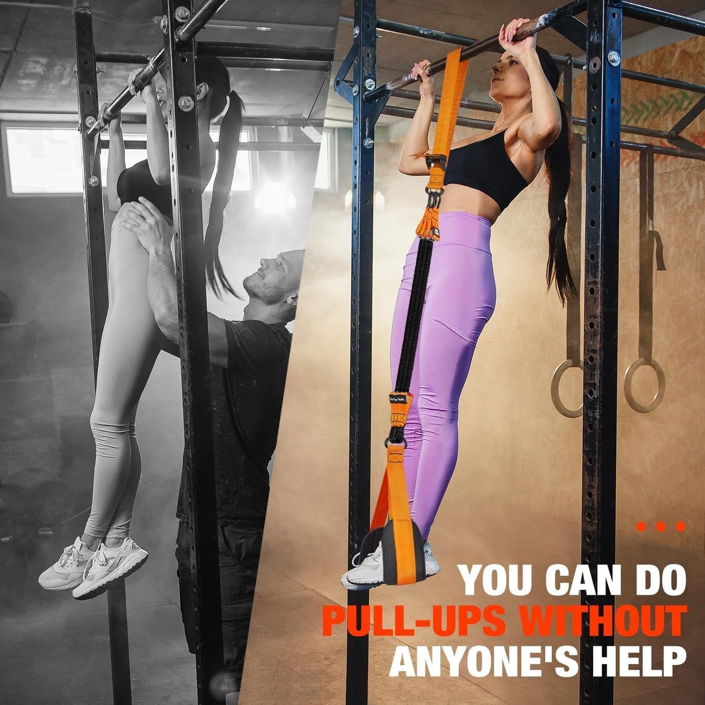 Elevate Your Pull Up Game with Dual Foot Support System