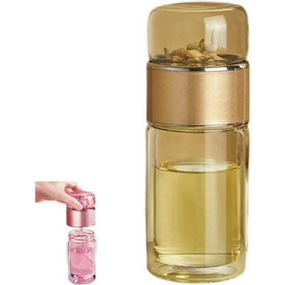 Premium Tea Infusion Bottle with Smart Separation Mechanism