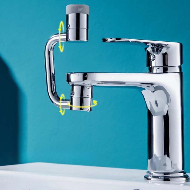Flexible Faucet Attachment with Dual Spray Options