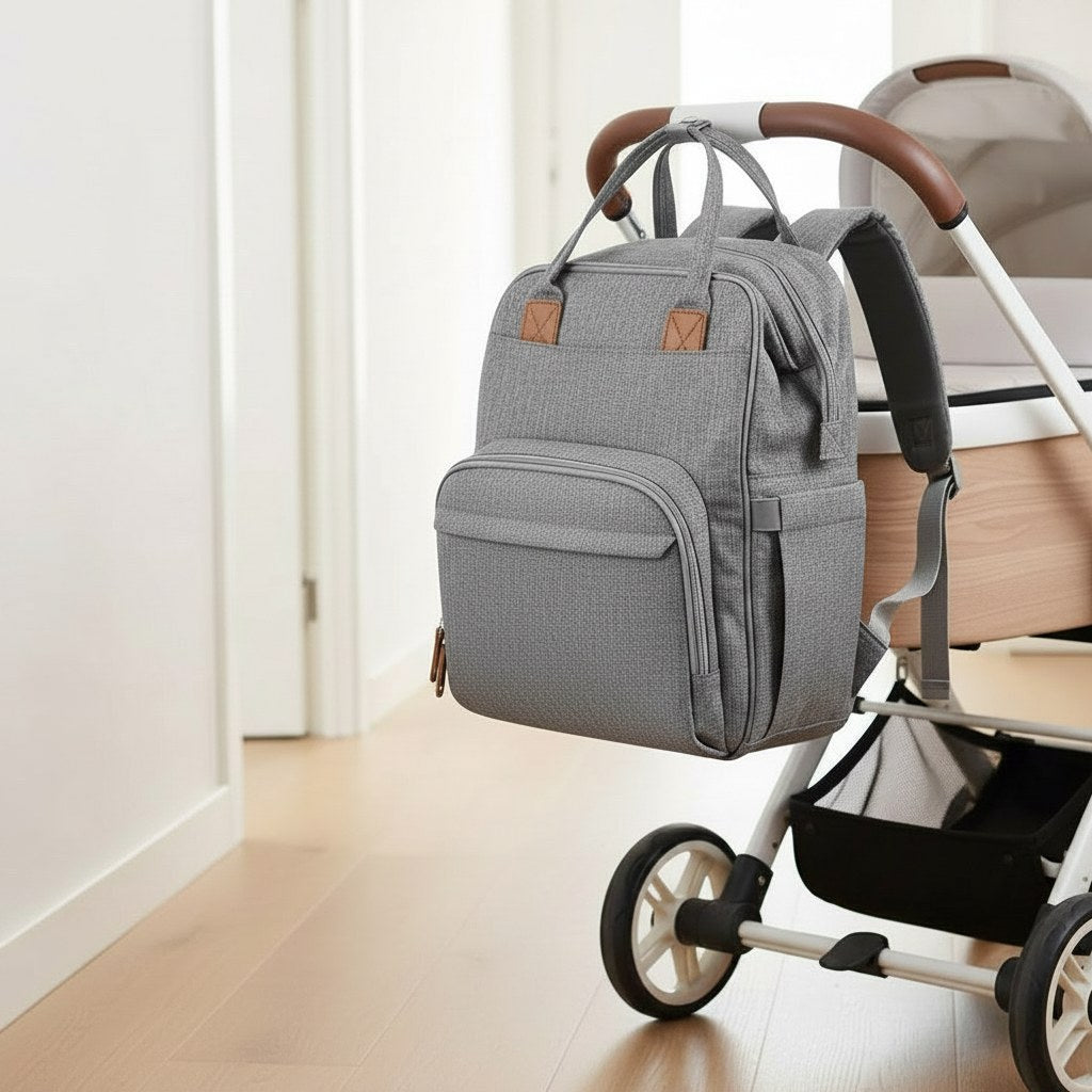 Backpack Diaper Bag with Changing Mat for Caregivers