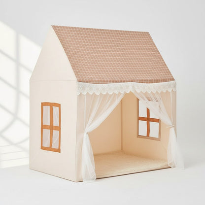 Plaid Roof Play Tent for Children