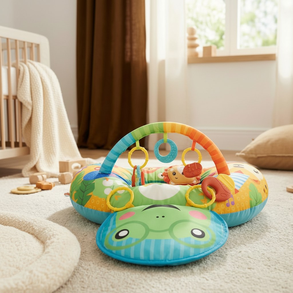 Play Arch Tummy Time Pillow for Sensory Exploration
