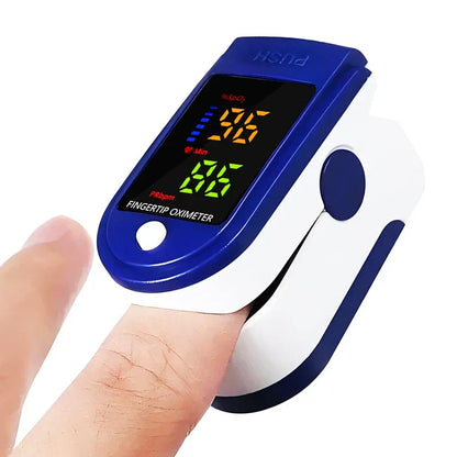 Compact Fingertip Oxygen Monitor with Bright LED Display