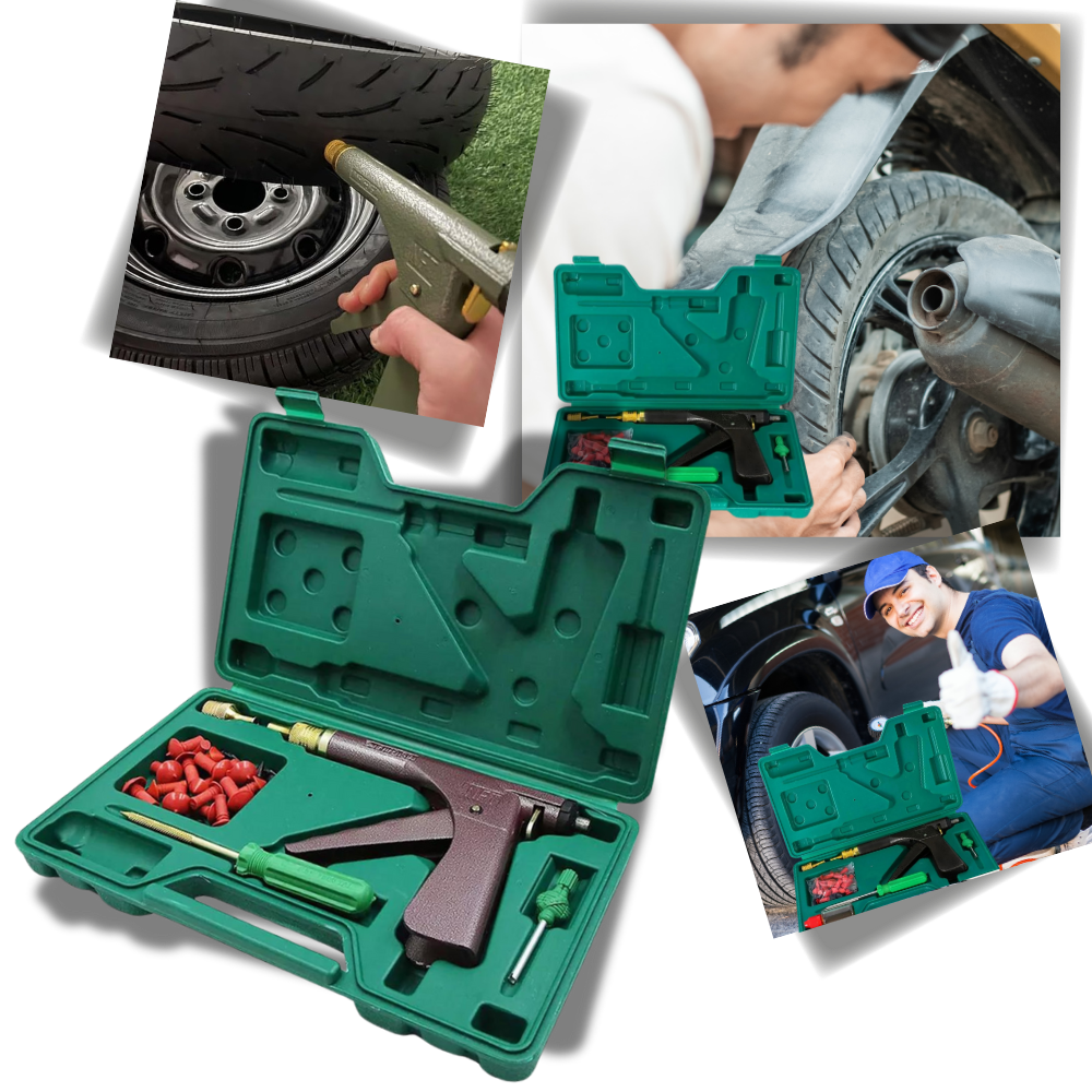 Smart Tubeless Tire Repair Tool with Quick Seal Technology