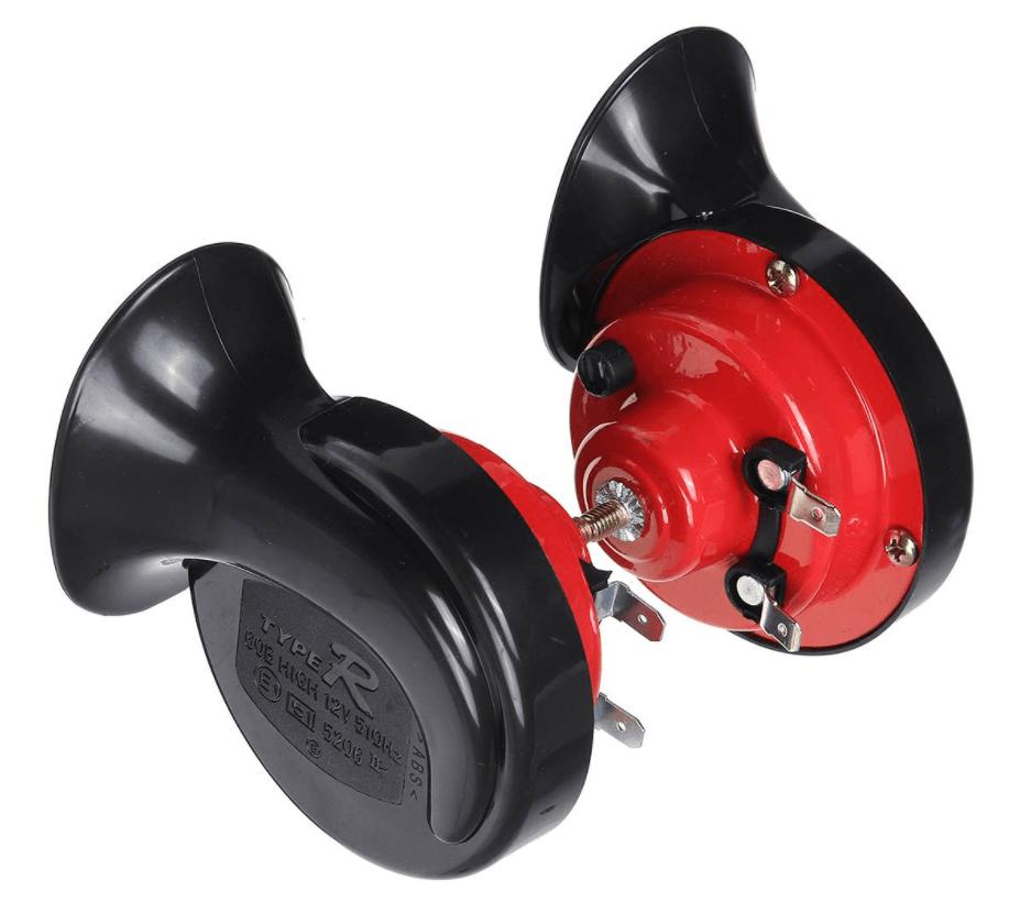 Powerful Car Horn with Built-In Compressor & Distinct Sound
