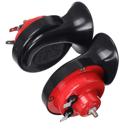 Powerful Car Horn with Built-In Compressor & Distinct Sound