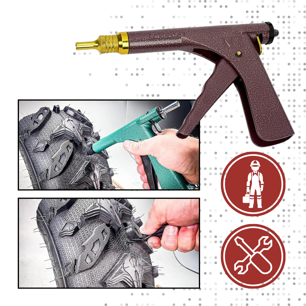Smart Tubeless Tire Repair Tool with Quick Seal Technology
