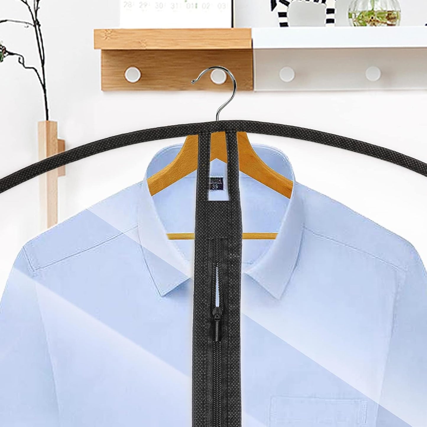 71-Inch Protective Garment Cover with Full-Zip and Dual Handles