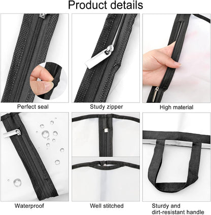 71-Inch Protective Garment Cover with Full-Zip and Dual Handles