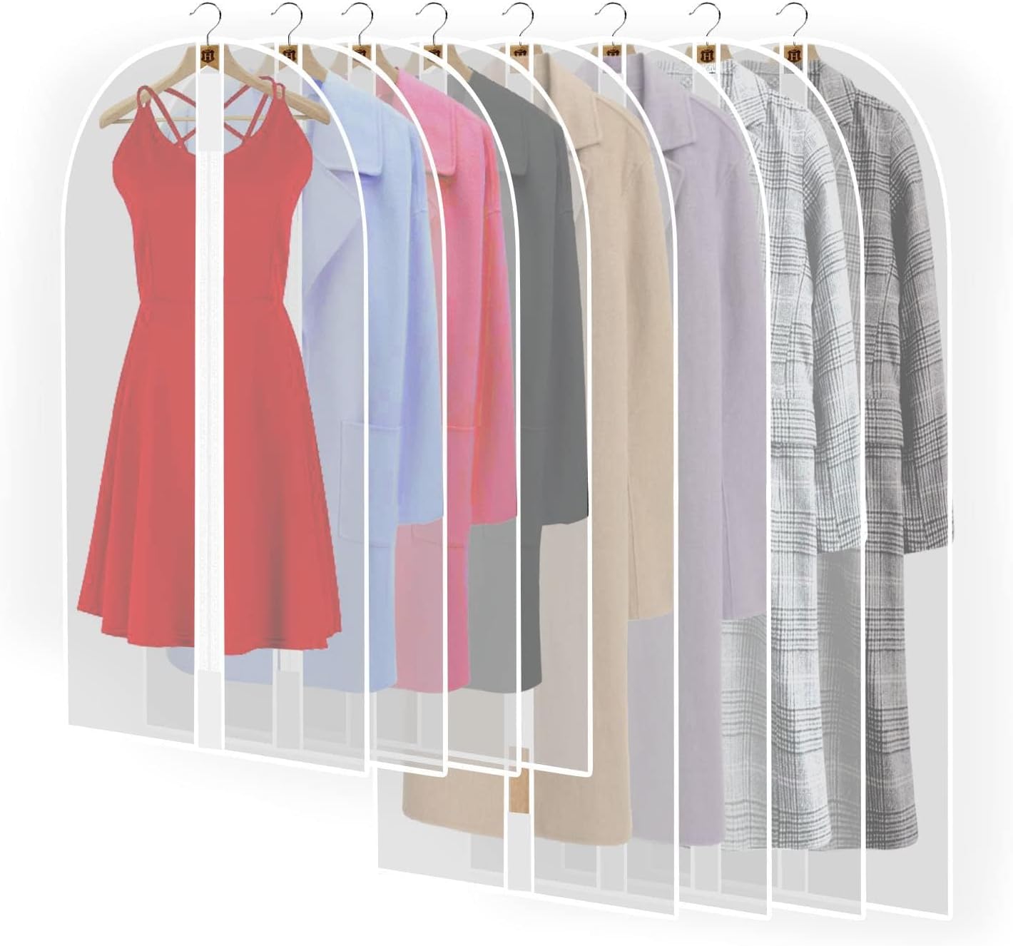 71-Inch Protective Garment Cover with Full-Zip and Dual Handles