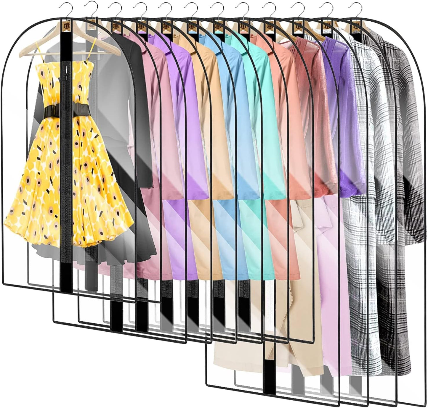 71-Inch Protective Garment Cover with Full-Zip and Dual Handles