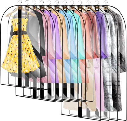 71-Inch Protective Garment Cover with Full-Zip and Dual Handles