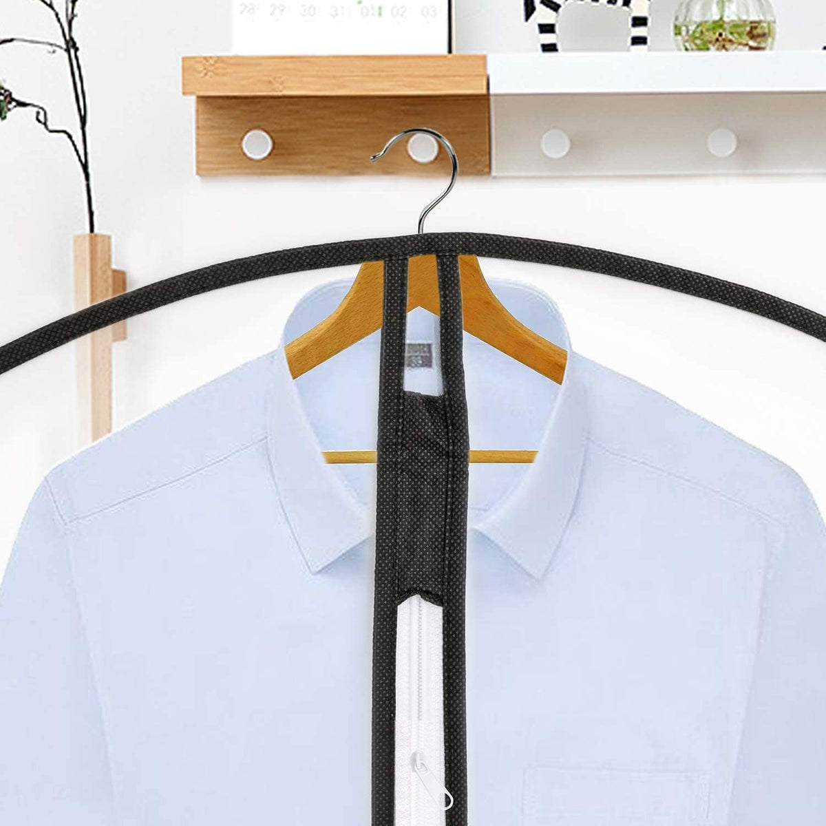 71-Inch Protective Garment Cover with Full-Zip and Dual Handles