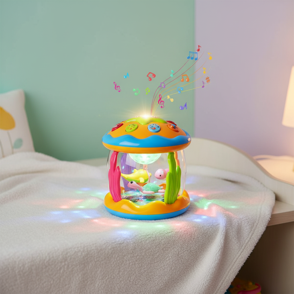 Ocean Projection Night Light with Music Function