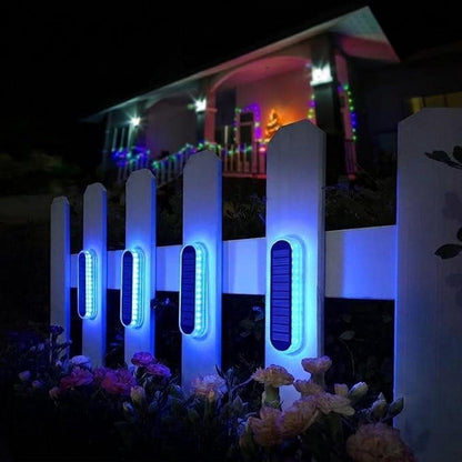 4-Pack of Waterproof Outdoor LED Step Lights with Solar Power