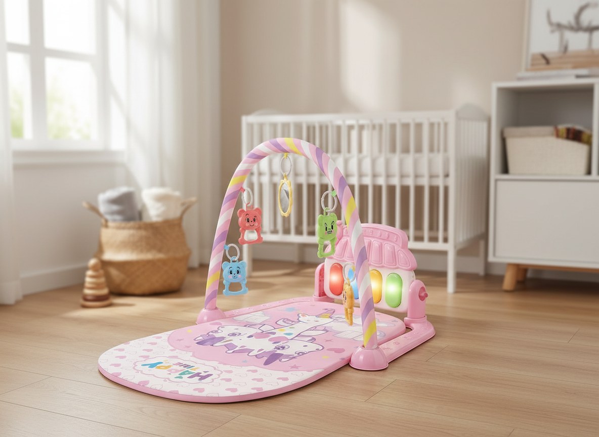 Baby Activity Gym with Kick Piano