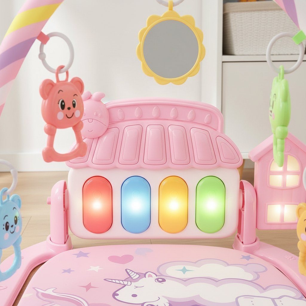 Baby Activity Gym with Kick Piano