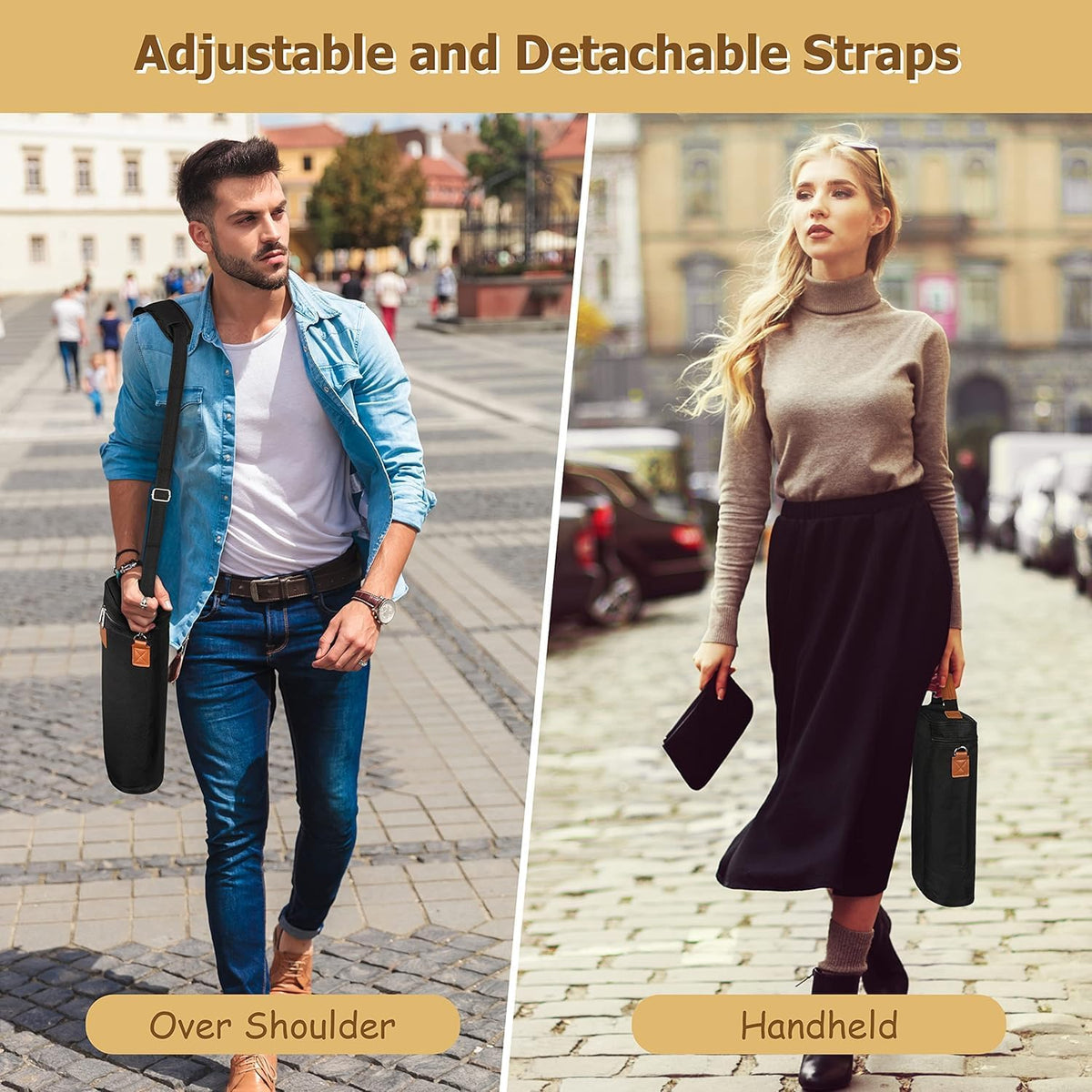ChillMate Dual Bottle Insulator with Adjustable Strap