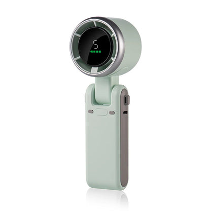 Portable Cooling Fan with 5 Adjustable Speeds and Battery Monitor