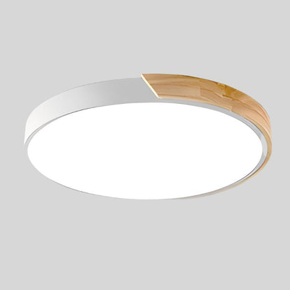 Contemporary Circular Ceiling Light with LED Technology