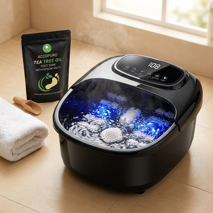Electric Foot Spa Soaking Tub with Ozone - Massager and Temp Control
