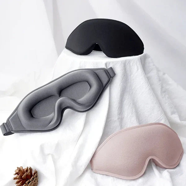 Ultimate Comfort Sleep Mask with 3D Fit and Adjustable Strap