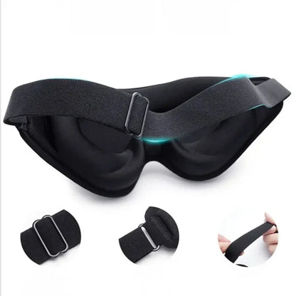 Ultimate Comfort Sleep Mask with 3D Fit and Adjustable Strap