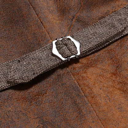 Versatile Sleeveless Layering Vest with Button Detail