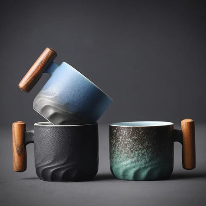 Elegant Espresso Mug with Cool-Touch Handle, 80ml