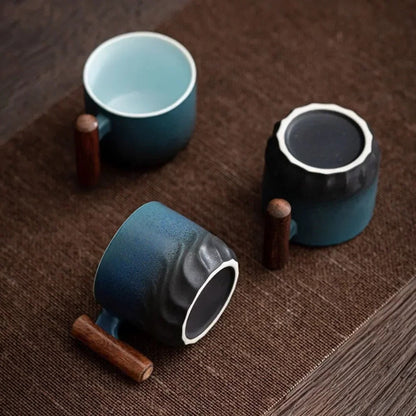 Elegant Espresso Mug with Cool-Touch Handle, 80ml