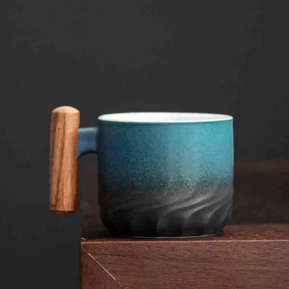 Elegant Espresso Mug with Cool-Touch Handle, 80ml