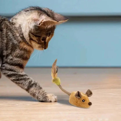 Interactive Mouse Simulator Toy for Indoor Cats