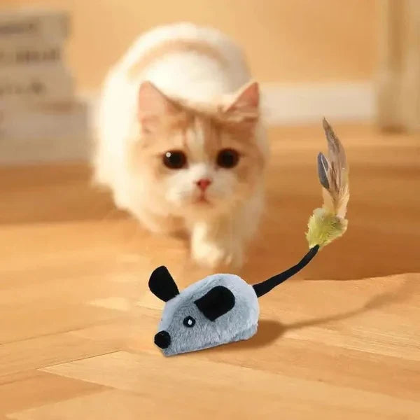 Interactive Mouse Simulator Toy for Indoor Cats