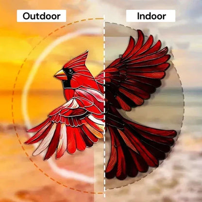 Colorful Bird Prism Decorative Window Charm